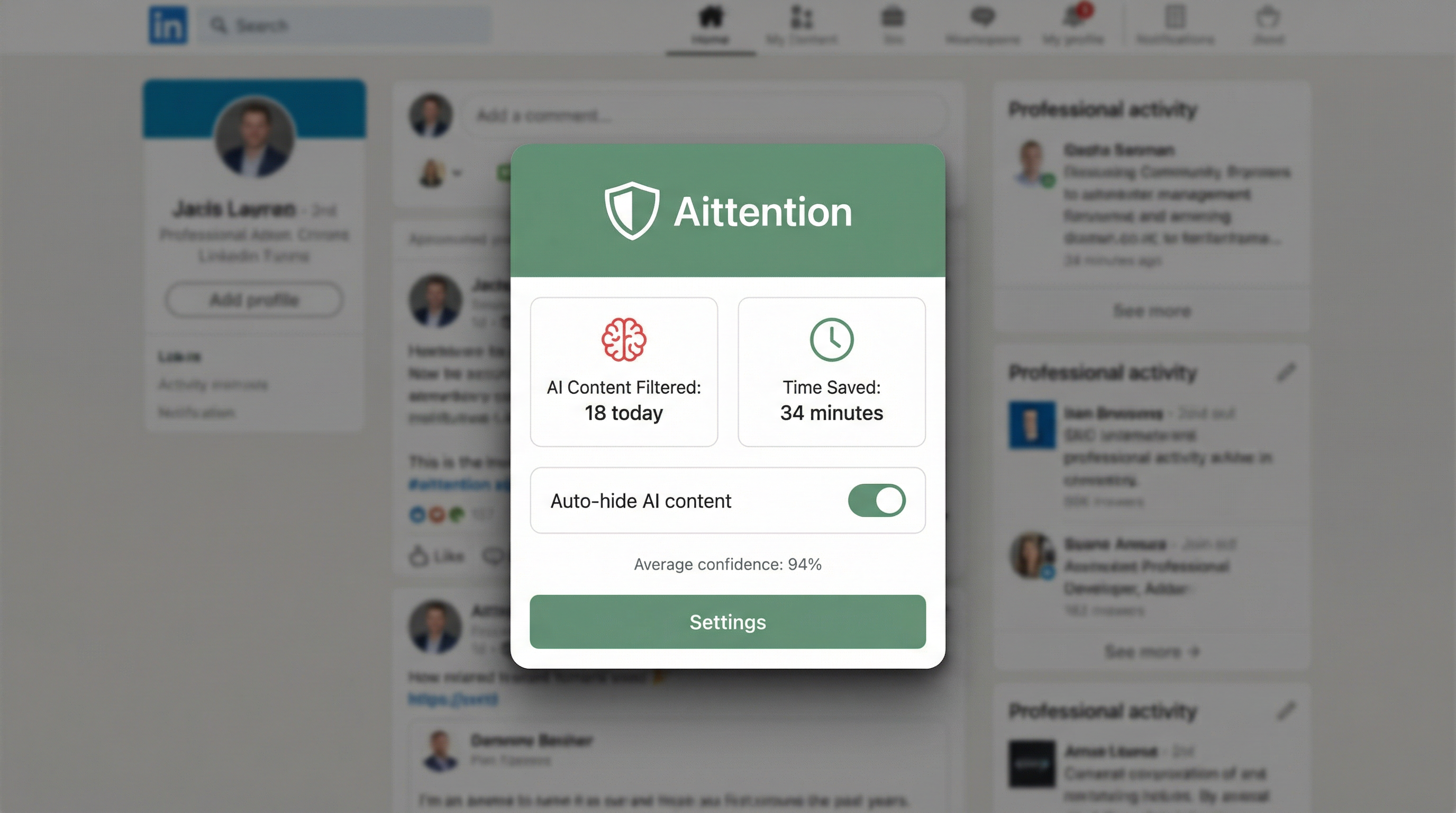 Aittention extension
